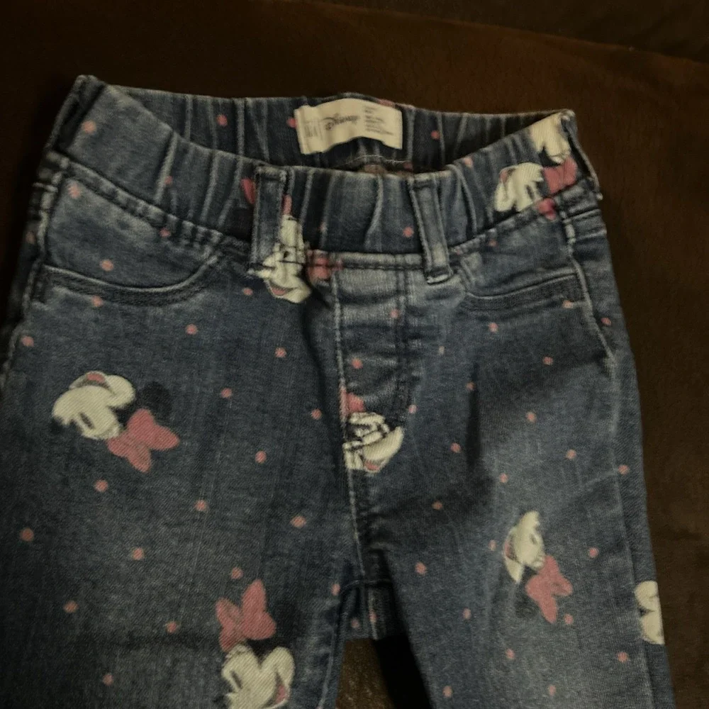 Dinsey/Baby Gap Minnnie Mouse High Stretch Jeggings 4 Years Elastic Waist